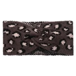 Knit Snow Leopard Headwrap
